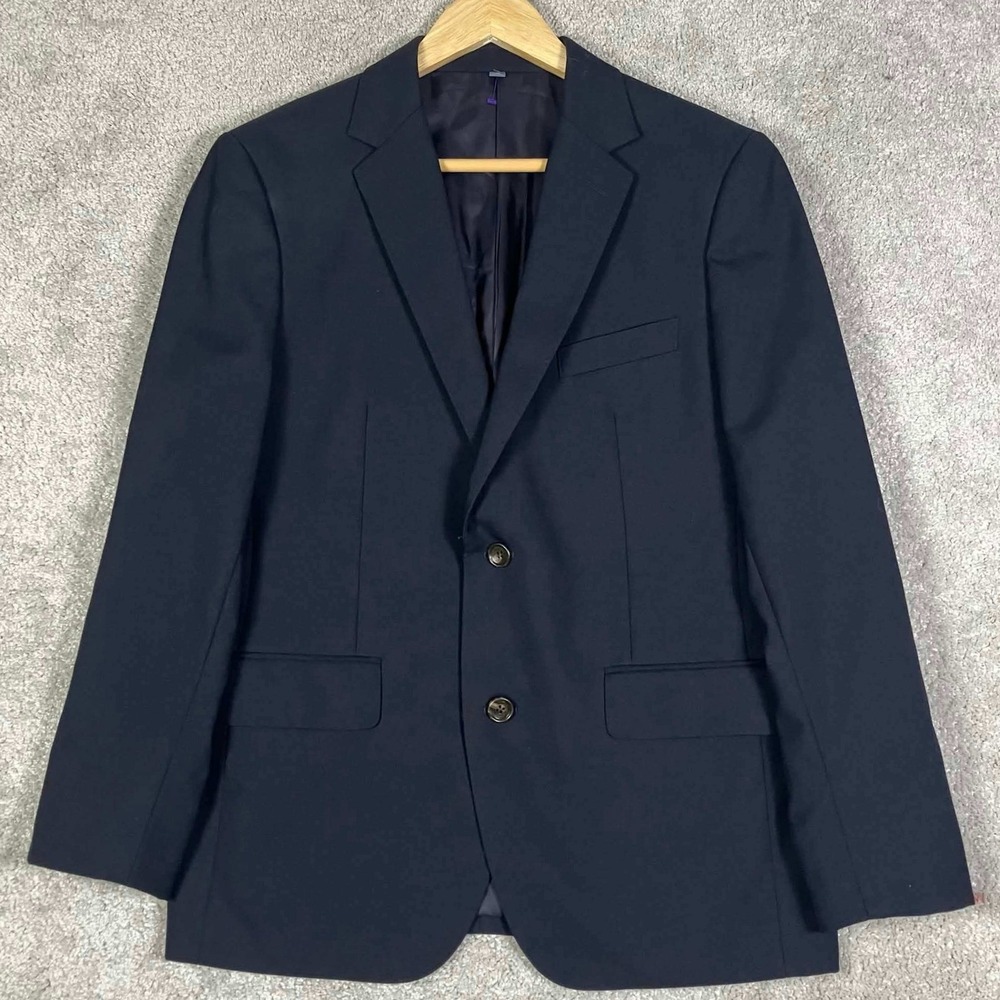 Bonobos Blazer Mens 38S Navy Blue Marzotto Italian Wool Standard Fit Suit Jacket
